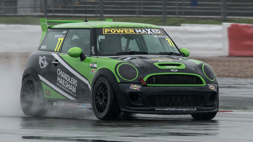 Neil Newstead continues to lead the Championship by taking a hat trick of wins at Silverstone GP.