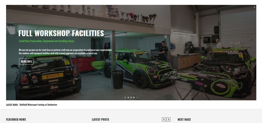 Oakfield Motorsport launches new website and branding for 2016